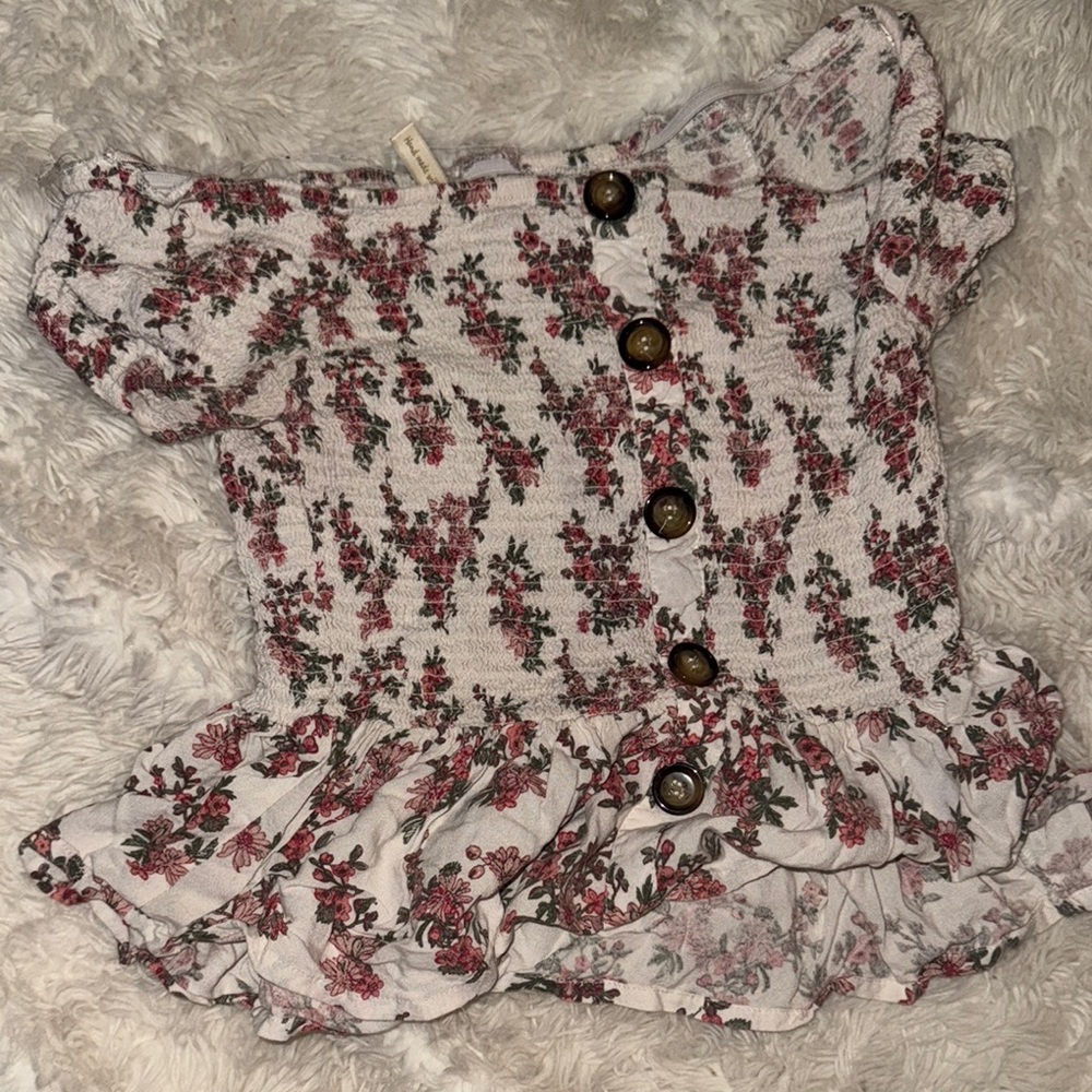 Floral Crop Top